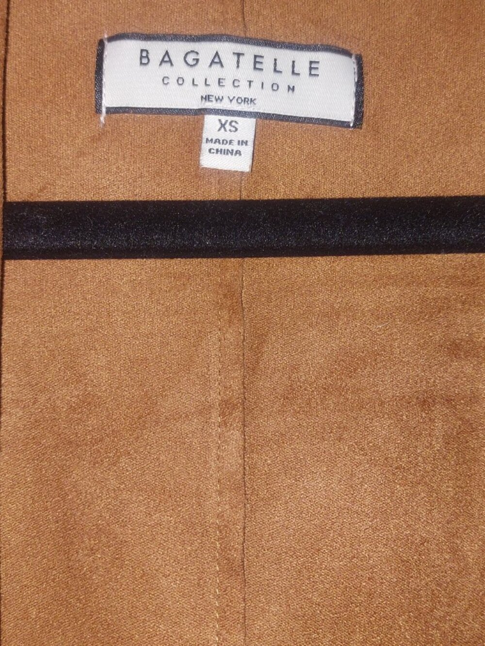 Bagatelle Faux Suede Blazer XS - Picture 5 of 8